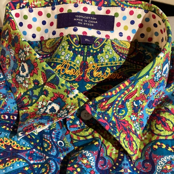 EUC Alan Flusser men’s XL shirt - Picture 10 of 10